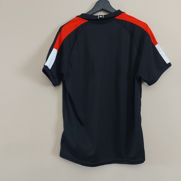 Kappa polo shirt slim fit with red and white stripe detail on the sleeve - Picture 9 of 9